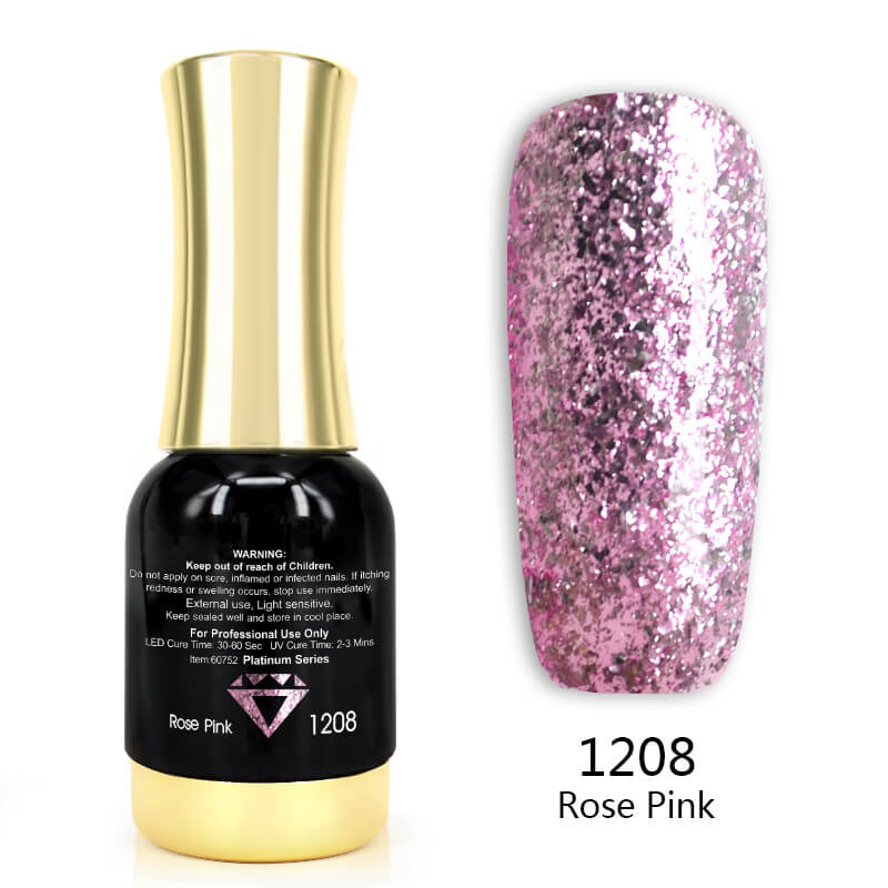 Platinum Glitter Gel Polish TPO Free Hema Free - Image 9